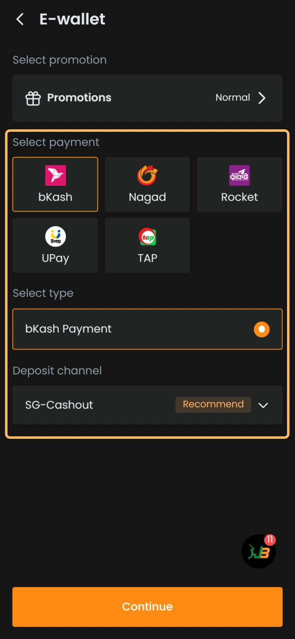 Make your first deposit at JeetBuzz.