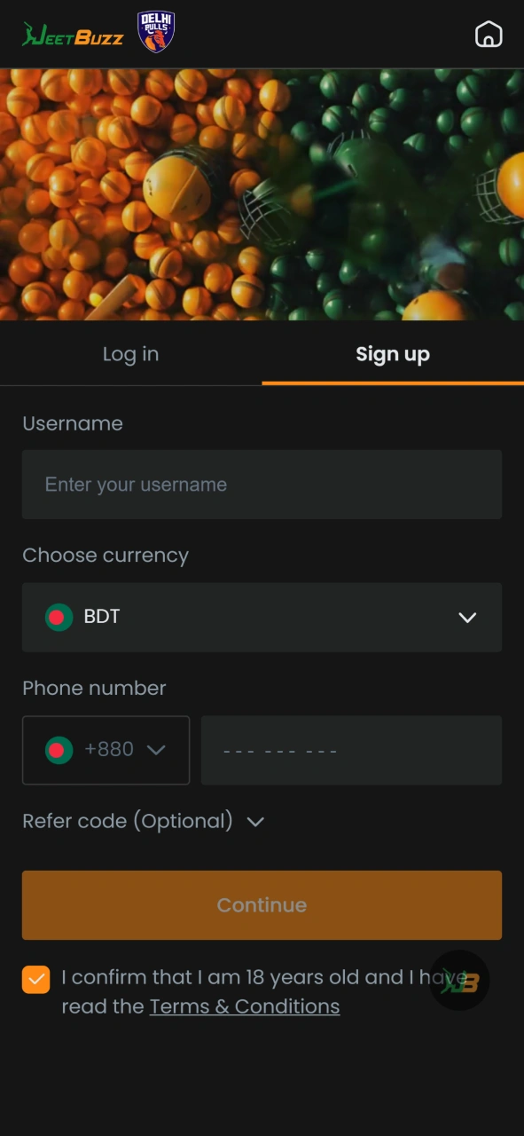 Create an account at JeetBuzz to access sports and bonuses.